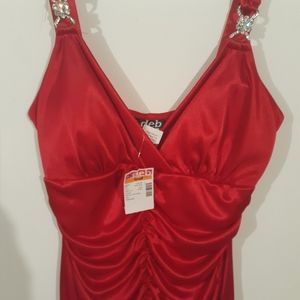 Women's beautiful red top